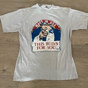 Vintage 1986‎ Budweiser Tshirt